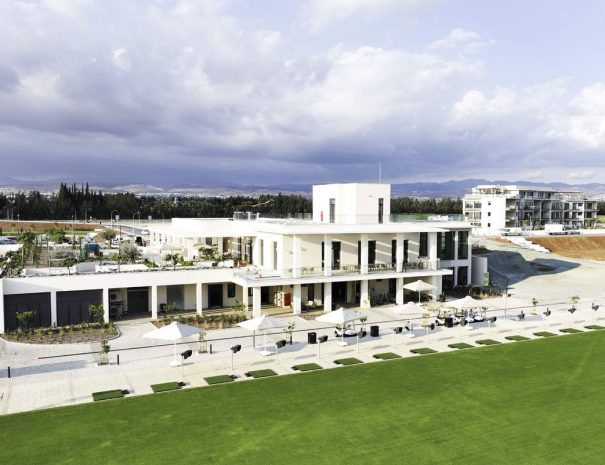 Limassol Greens clubhouse and driving range